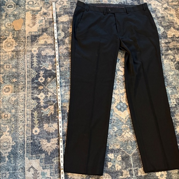 Brook Taverner Men’s Classic Black Dress Pants 40R - Picture 6 of 10